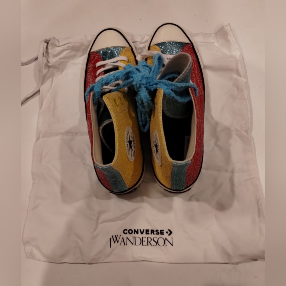 CONVERSE "ALL STAR 70 HI / JW ANDERSON GLITTER" - Picture 6 of 7